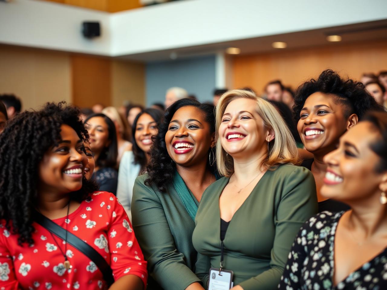 Diverse women laughing together at a Rekindle gathering